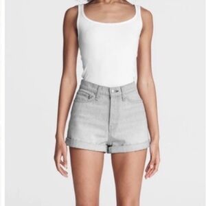 BOGO🏷️Rag&Bone Maya Hi\Rise Shorty Shorts In Anchor NWT
